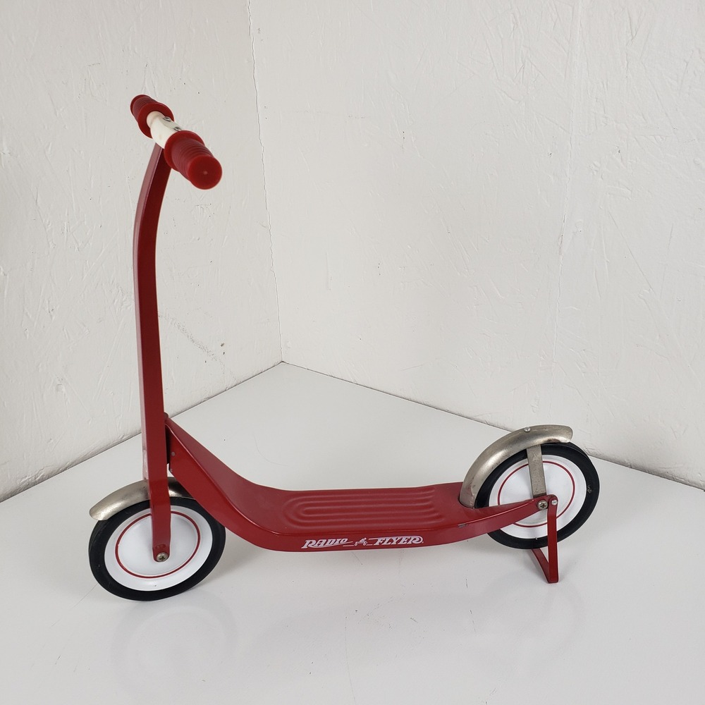 Radio Flyer Miniature Scooter Red Metal Vintage Style Collectible Model Doll